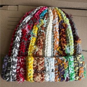 Supreme Multi Color Handtied Beanie FW23  BRAND NEW